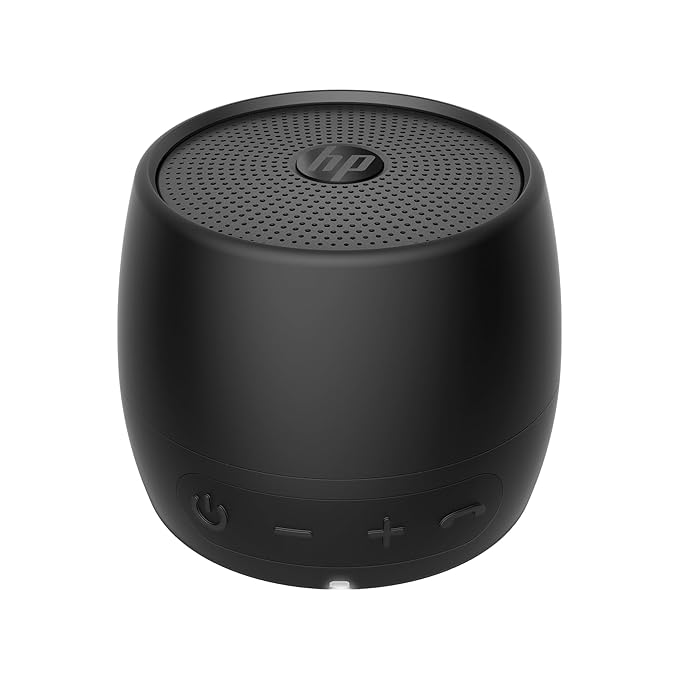 HP 360 Mono Portable Bluetooth Speaker with Built-in Microphone Ip54 Dust and Water Resistance (2D799AA)
