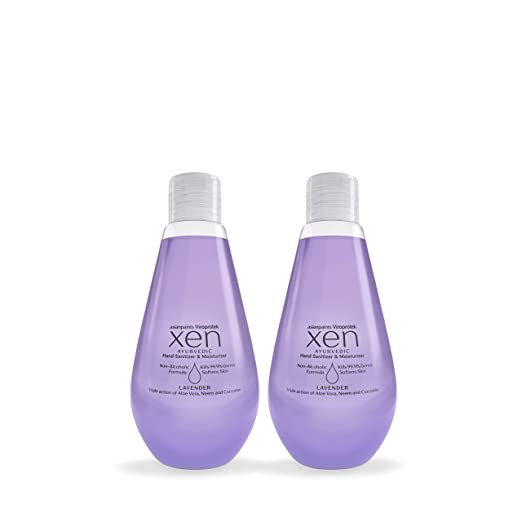 Asian Paints Viroprotek XEN Ayurvedic Hand Sanitizer Lavender- (Pack of 2 x 200ml)