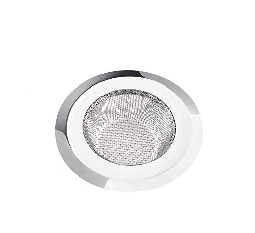 Sjeware Kitchen Sink Strainer Heavy-Duty Stainless-Steel Drain Basin Basket Filter Stopper Drainer Jali, 9.5cm, Multicolor (SJESINKZALI2NO)