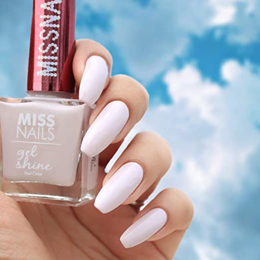 MISS NAILS Miss Nails Gel Shine White Ambiton, 8 ml