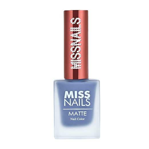 MISS NAILS Miss Nails Matte Gray Shadow, 8 ml
