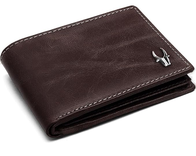 WildHorn RFID Protected Leather Wallet for Men,Brown Crunch