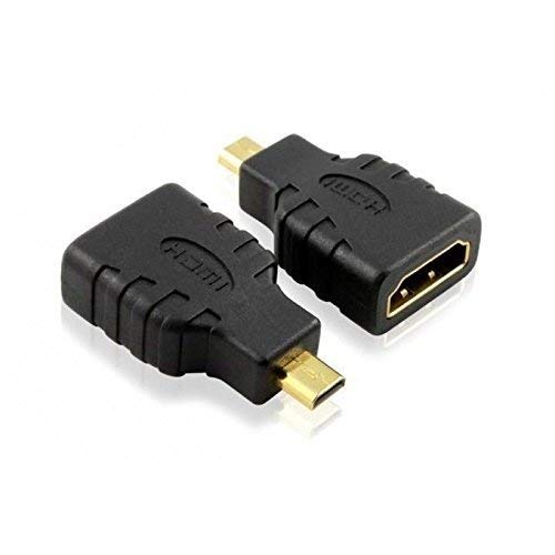 Lapster Micro HDMI Male to HDMI Female Port Saver Converter Adapter