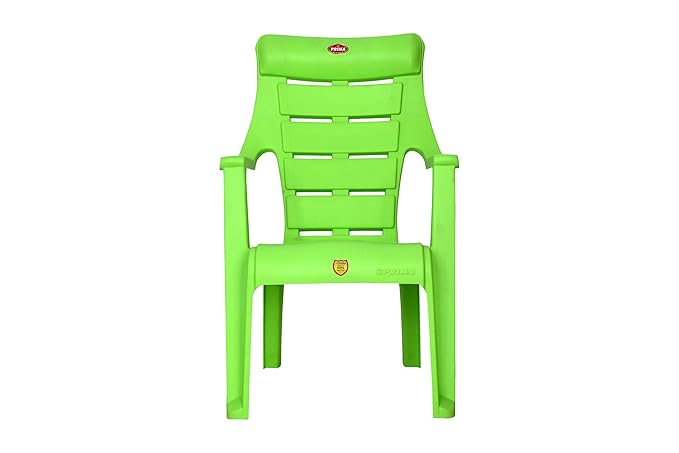Prima Baby Plastic Chair 125 Modern and Comfortable with Backrest for Study | Play | Desk | Kids with Arms for Home/School/Dining for 2 to 6 Years Age