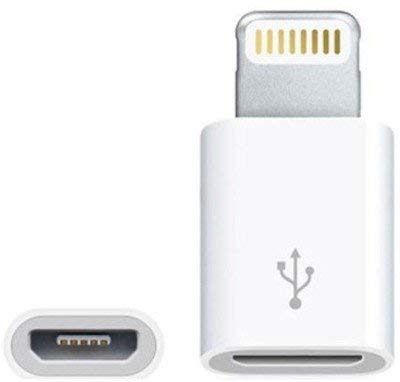 Rebel Micro USB to Lighting 8 pin Cable Charger Adapter Converter USB Connector (Pack of 1)