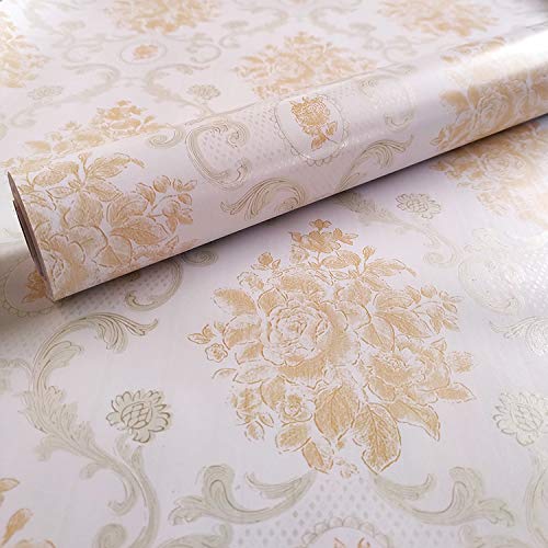 WOW Interiors Floral(200*45CM L*W - 9SQFT Approx.)PVC SELF Adhesive Wallpaper Peel and Stick Easy to Stick and Kitchen Bedroom LIVINGROOM CABINE