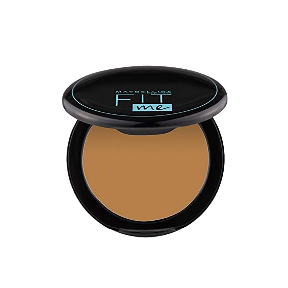 Maybelline New York Fit Me Compact Powder, Matte + Poreless Compact Powder, upto 16 hours of Oil Control with SPF 32 PA+++ and UV filters & ideal for normal to oily skin - 330 Toffee|6g