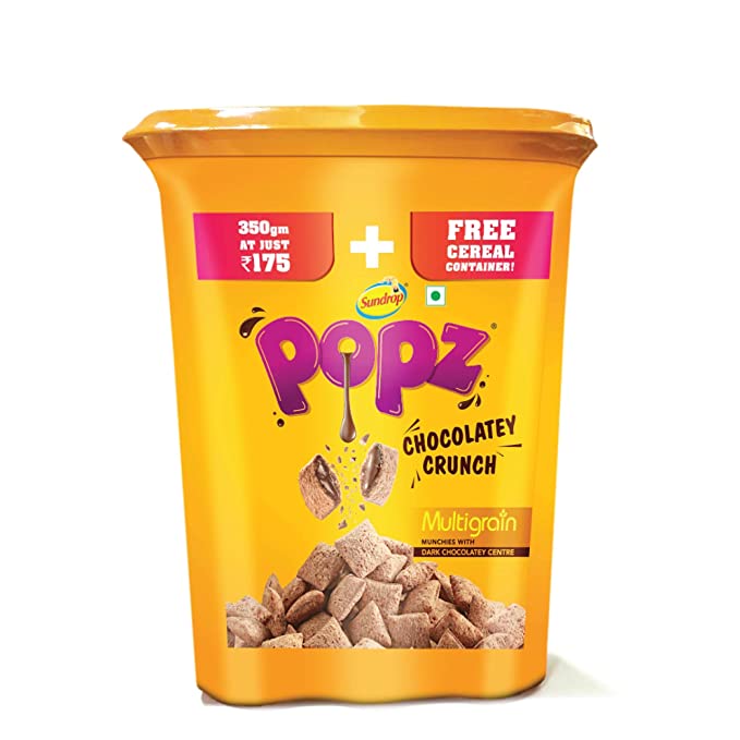 Sundrop Popz Chocolatey Crunch, 350 g