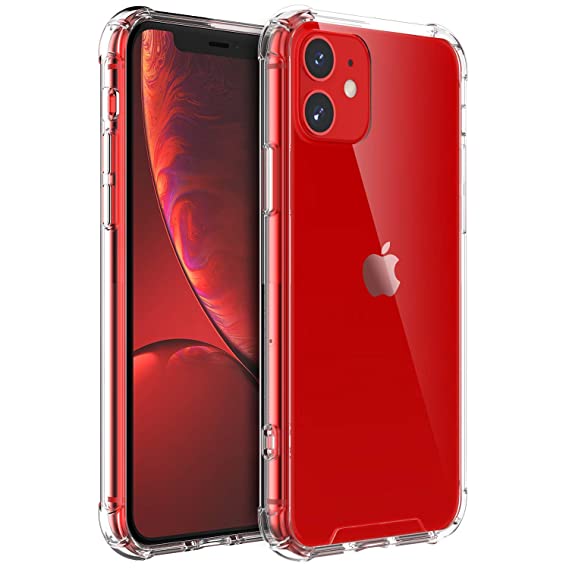Crystal Clear/Ultra Thin/Shock Proof/Hard Pc + Soft TPU Transparent Back Cover for iPhone 11