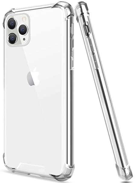 Crystal Clear/Ultra Thin/Shock Proof/Hard Pc + Soft TPU Transparent Back Cover for iPhone 11 PRO MAX