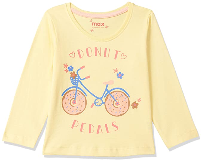 [Size: 6 Months-12 Months] - Max Graphic Print T-shirt with Long Sleeves