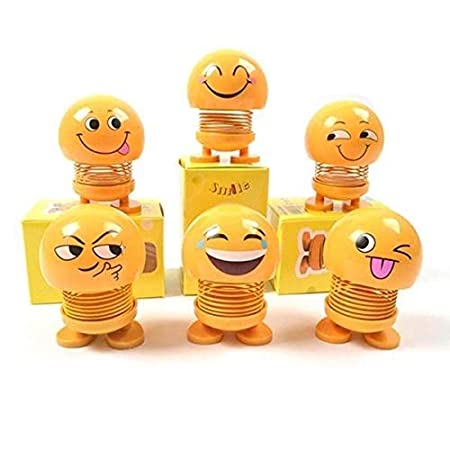 Hellboy Emoticon Figure Smiling Face Spring Doll