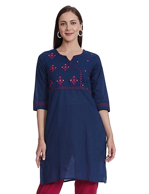 [Size: S] - Karigari by Unlimited Women's Cotton Regular Kurta