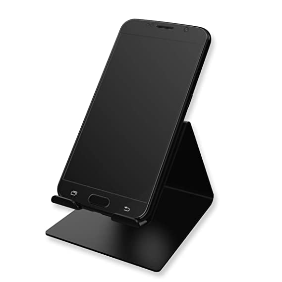 Digway Mobile Phone Stand/Holder | for Perfect Viewing Horizontal Or Vertical | for Smartphones, Tablets (Black)