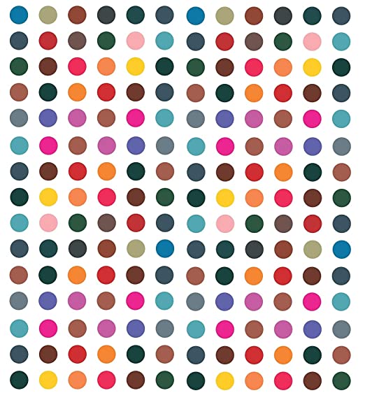Plain multicolor round Big Bindis Sticker Kumkum Bindi for Women Ladies Stylish (Size 8mm,Pack of 180 Bindis)