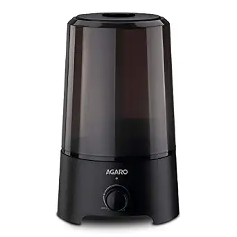 AGARO Verge Cool Mist Humidifier, 2.5L, For Bedroom, Home, Office, Adjustable Mist Output, Super Quiet, 360° Nozzle, Auto Shut Off