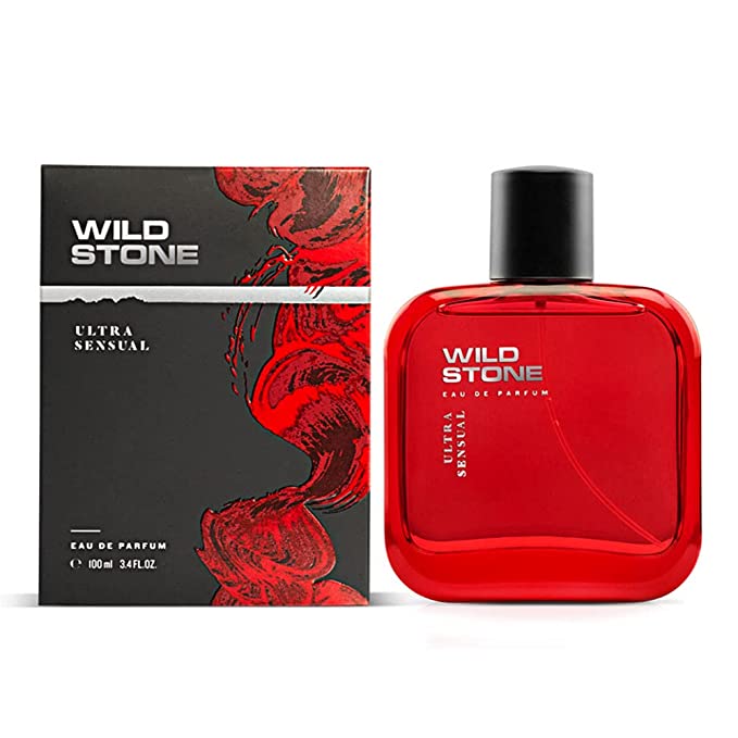 Wild Stone Ultra Sensual Long Lasting Perfume for Men, 100ml, A Sensory Treat for Casual Encounters, Aromatic Blend of Masculine Fragrances