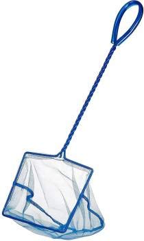 Kapoor Pets Blue Aquarium Fish Net for Aquarium and Fish Tank Nylon Net Aquarium Fish Net (7.5 cm x 7.5 cm) 4 INCH NET Green 1 PC
