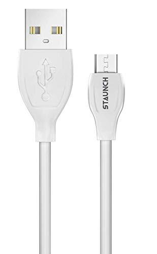 Staunch Bolt S4 Micro Fast Charging Cable Perfect for Charging and Sync Data (Length - 1 Meter)