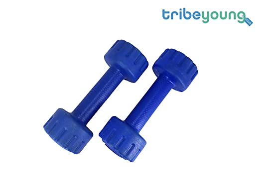 Tribe Young Neoprene Dumbells Pair, Blue