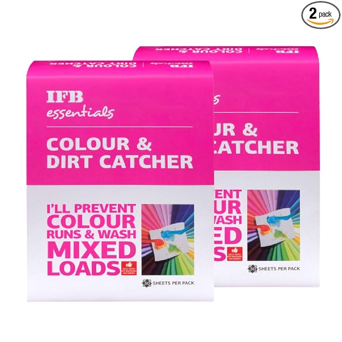[Apply Coupon] - IFB Essentials Colour & Dirt Catcher-Combo Of 2(30+30 Sheets), 1 Count