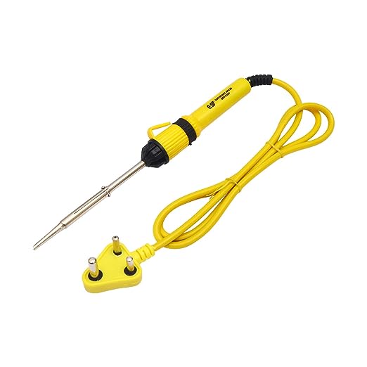 Electronic Spices 25WATT Soldring Iron point tip with long pvc wire for Beginners and electronic projects
