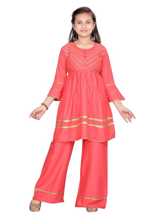 Aarika Girls Kurti Palazzo Set