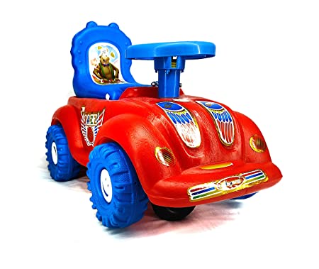 Babyzone® Toys 2 in 1 Baby Car Rider | Rocker Car for Kids 1-2 Years Birthday Gift for Kids/Boys/Girls/Rio Rider Musical Toy (Multicolour)