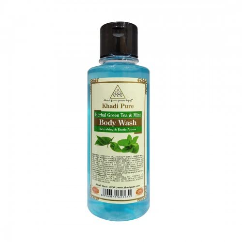 KHADI PURE AYURVEDA,GREEN TEA & MINT BODY WASH