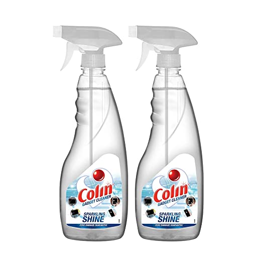Colin Gadget Cleaner Spray, 500ml (Pack of 2)| Suitable for TV, Mobile phone, Laptop and tablets | Zero damage guarantee