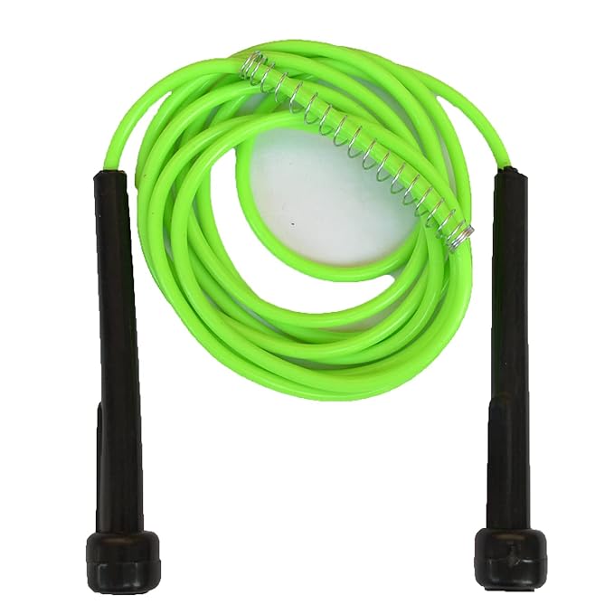 Spanco Jumping Skipping Rope with Comfortable PVC, Pencil Shape Handle for Weight REDUCING/Warm-UP/Gym/Sports & Gym Fitness.