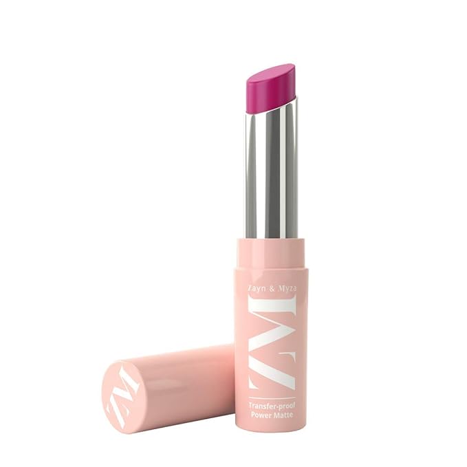 ZM Transfer-Proof Power Matte Bullet Lipstick, Vegan, 3.2 g (Cherry Nectar)
