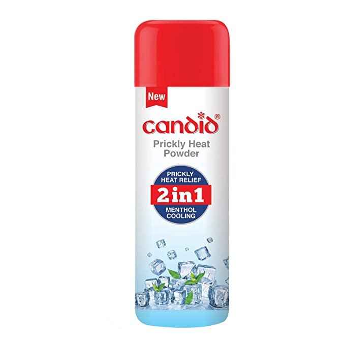 Candid Prickly Heat Powder 120g, white