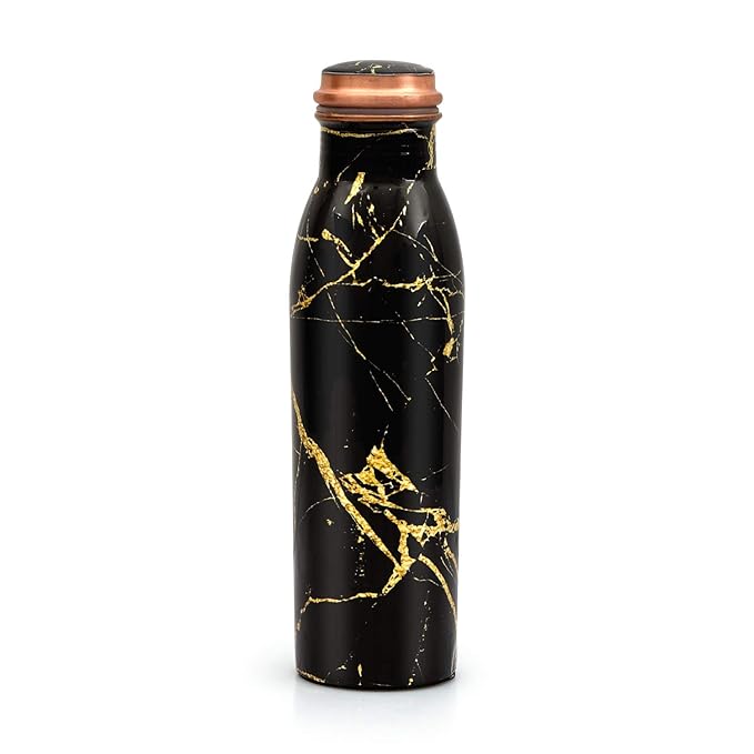 Cello Cop- Pura Good Earth Copper Bottle, 1000ml, Granite