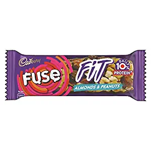 Cadbury Fuse Fit Chocolate Snack Bar with Almonds and Peanuts,40g