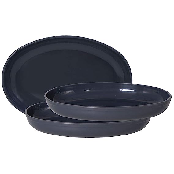 Wonder Homeware Sigma Snacker Microwave Safe Bowl Set, 3 pc 500 ml, Grey Color, Made in India, KBS03427