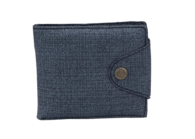 Mundkar Dark Blue Synthetic Men's Wallet (F20-SERIES)