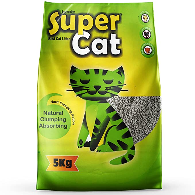 WOW DOG Cat Litter Sand Advance 100 % Natural Scoopable Bentonite Clumping Litter 10 KG