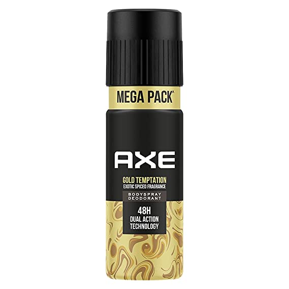 Axe Gold Temptation Long Lasting Deodorant Bodyspray for Men 215 ml