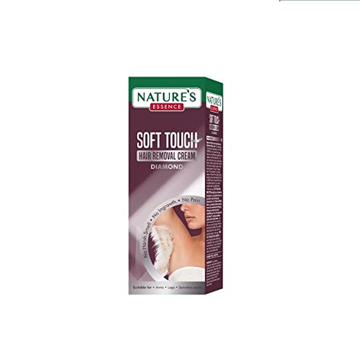Nature's Essence Soft Touch Hair Removal Cream - Diamond, 50 gms, White
