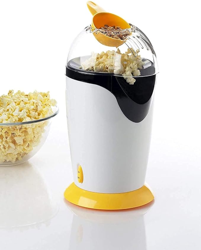 [Apply Coupon] - VINSH ENTERPRISEý Aluminum Popcorn Machine and Big Home Use Electric Big Popcorn Machine, Popcorn Maker Making Machine Automatic Popcorn Machine Household Electric Instant Popcorn Maker Stylish Design