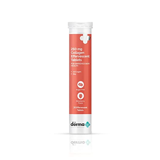 The Derma Co 250 mg Collagen Supplement Effervescent Tablet for Improved Skin Health(dermaco)