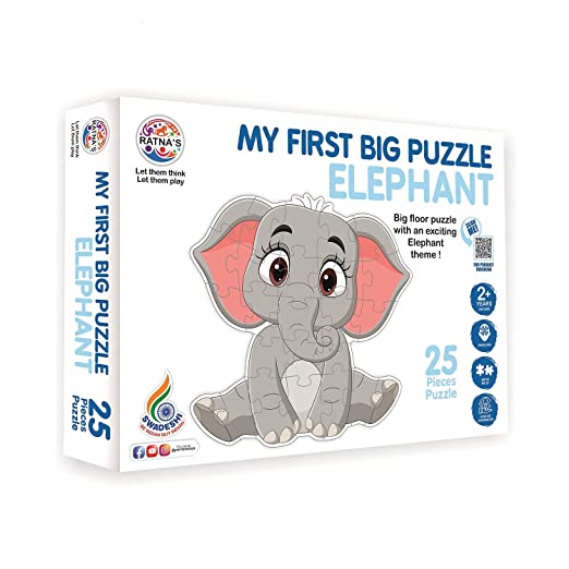 My First Big Puzzle Series for Kids.A Perfect Jumbo Jigsaw Floor Puzzle for Little Hands (Elephant)