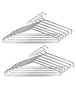 6 Pieces Stainless Steel Cloth Hanger