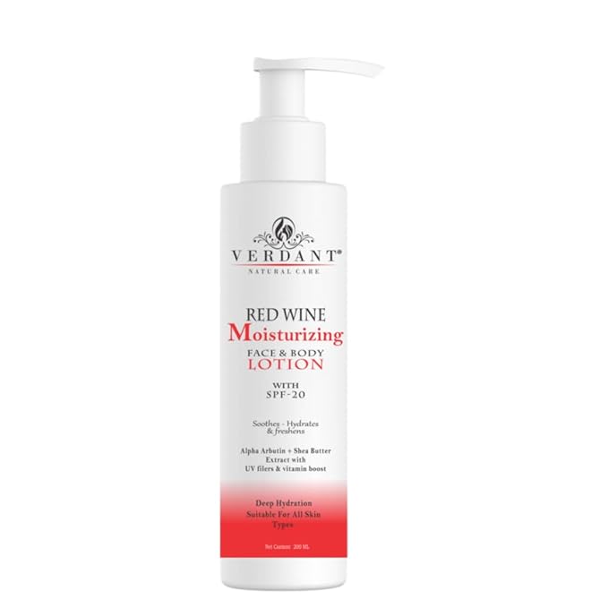 Skin Brightening Body Lotion with SPF 20 | Deep Hydrating & Daily Moisturizer Body Lotion  -  No Parabens & Silicones - 200 ml