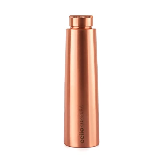 Cello Cop-Pura Labh Copper Bottle, 900ml, 1 Piece, Copper (CLO_CPR_LABH_900ML_1PC)