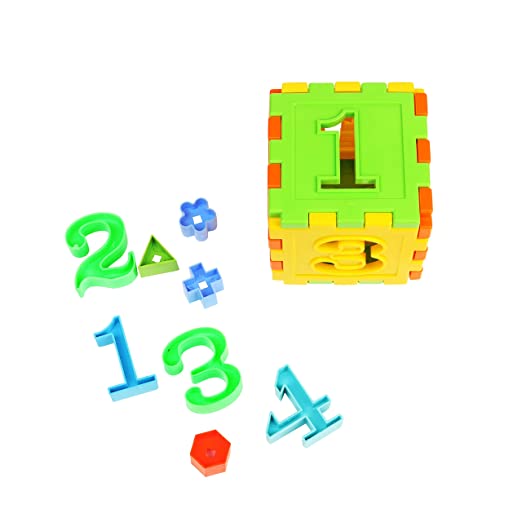 Toyzone My First Counting cubi-81401 | Block Game | Plastic Block | Learning Toy | Block Puzzle | Puzzles | Brick Game | Block Toy | Block for Kids