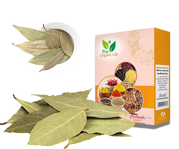 Pro Organic Life Tej Patta Whole Fresh Natural Bay Leaves Dried (100 GRM)