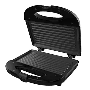 Crompton InstaServe Grill 800 Watts Sandwich Maker with Powerful Heating element (Black)