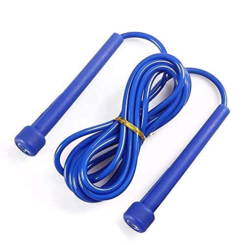 SIMRAN SPORTS Speed Skipping Rope, Jump Rope With Pvc Handle, Blue Pvc Pencil Sports Skipping Rope For Men, Women, Boys & Girls (DF-PencilBlue)